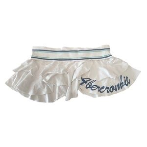 Abercrombie & Fitch White Vintage Mini Skirt